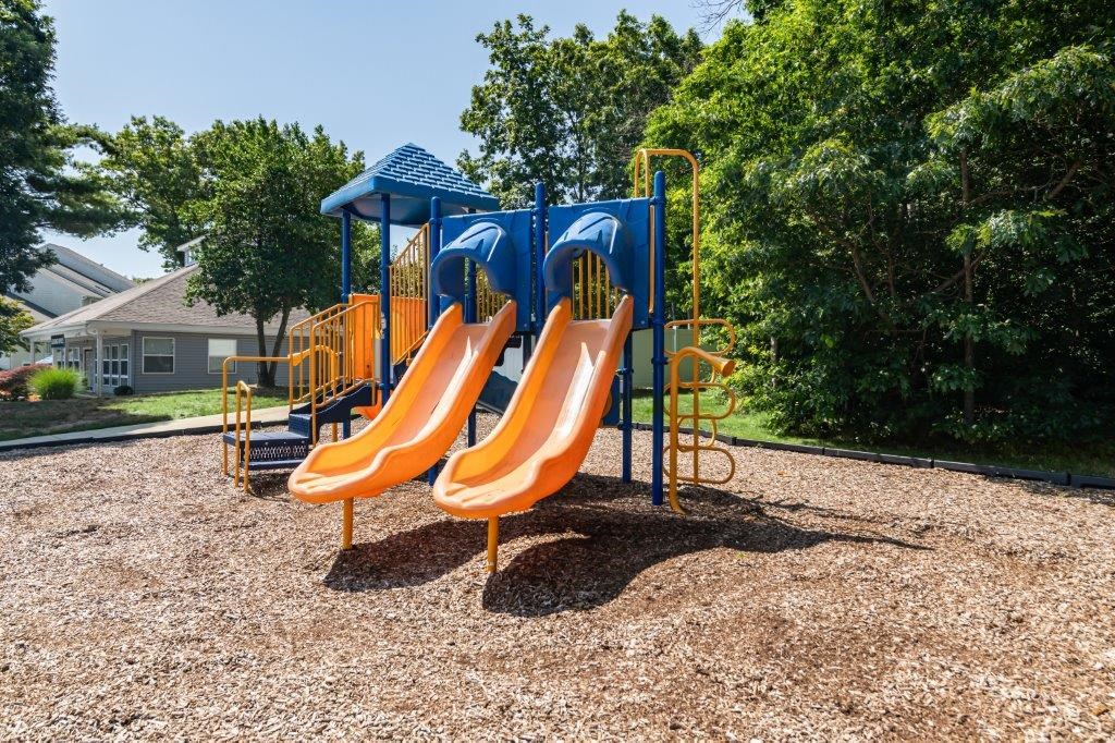 the playground at the apartments for rent
