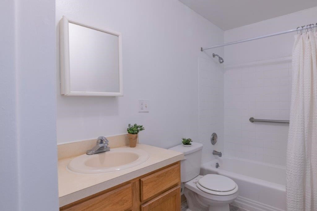 a bathroom with a sink toilet and a shower
