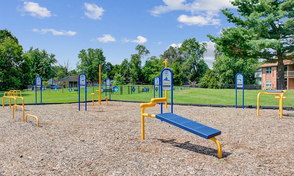 our playground is equipped with a variety of equipment for children to play