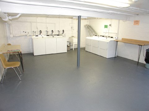 the laundry room is clean and ready for us to use