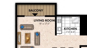 Three Bedroom 1 Bath