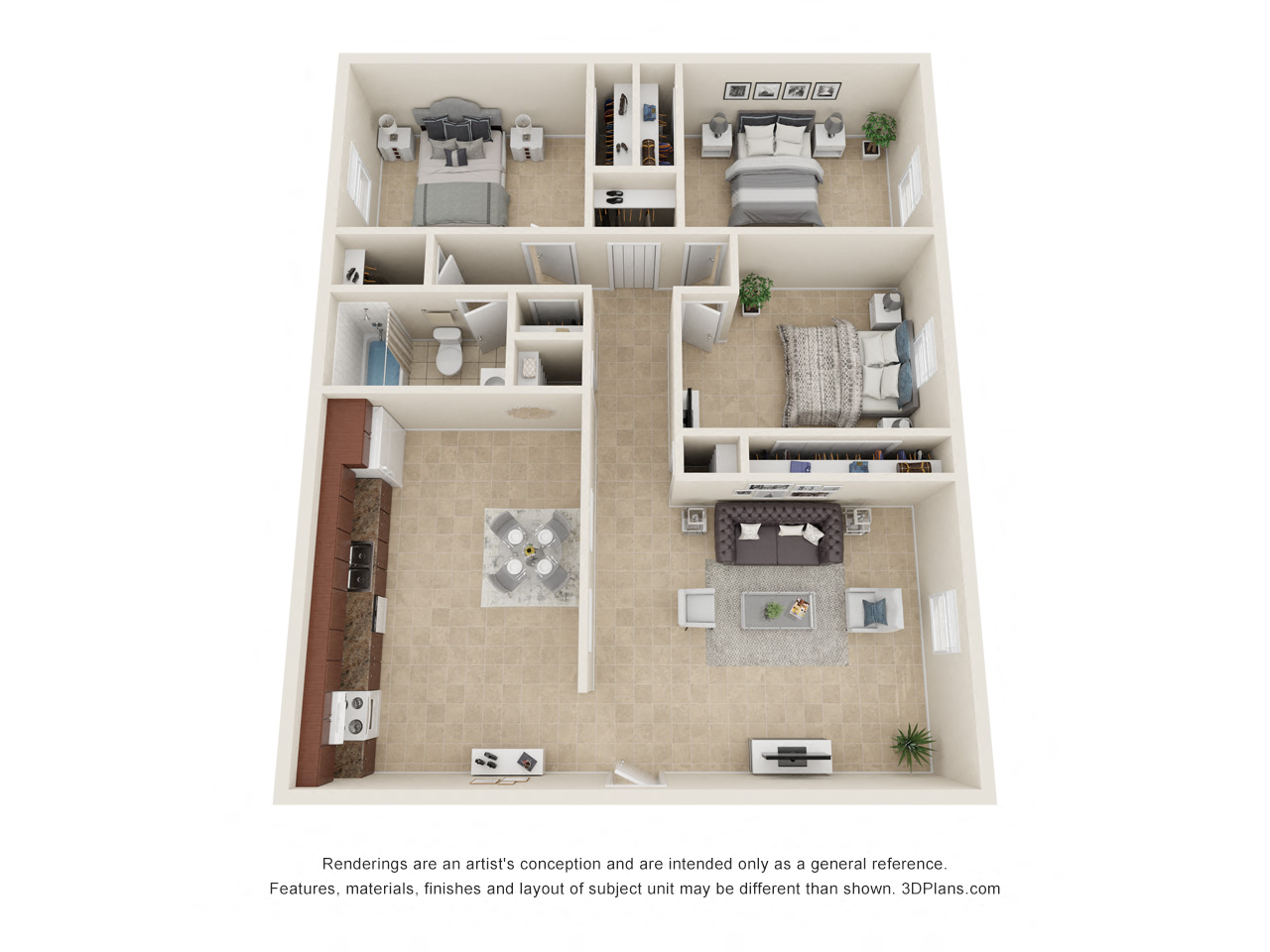 3 Bedroom 1 Bath