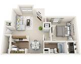 1-bedroom apartment at Copper Creek Apartments in Charlotte