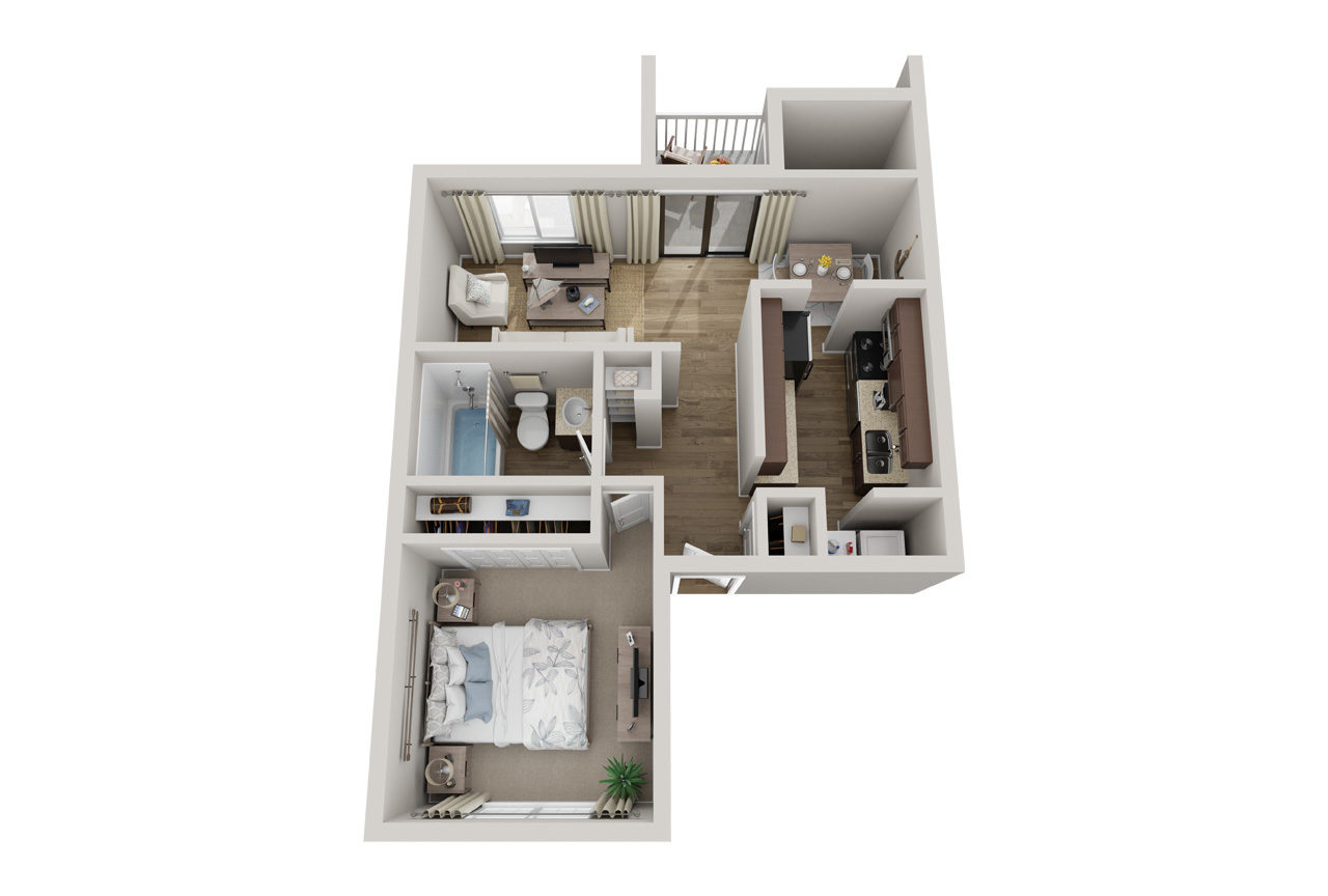 1 Bedroom 1 Bathroom