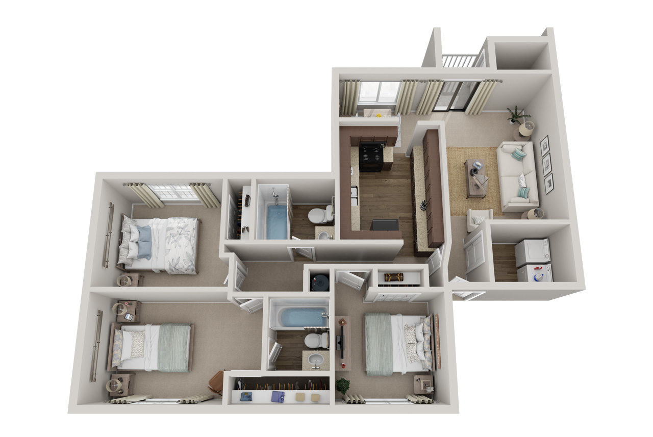 3 Bedroom 2 Bathroom