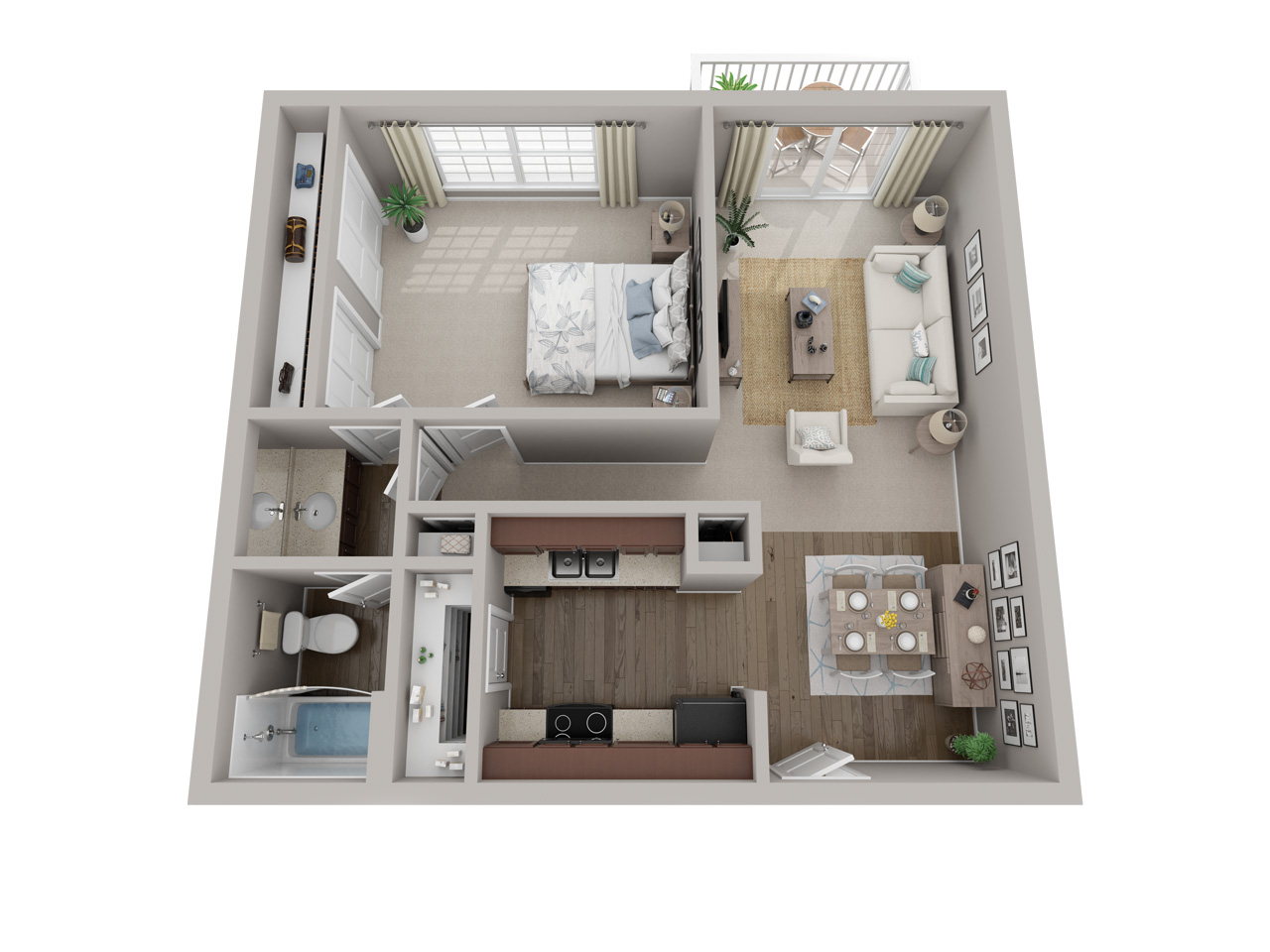1 Bedroom 1 Bath