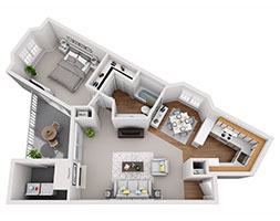 1 Bedroom 1 Bathroom