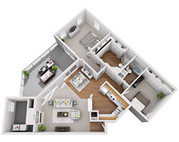 2 Bedroom 2 Bathroom