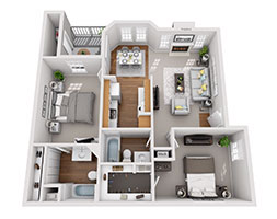 2 Bedroom 2 Bathroom