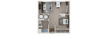 Dal Floor Plan at The Julian Orlando, Orlando, 32801