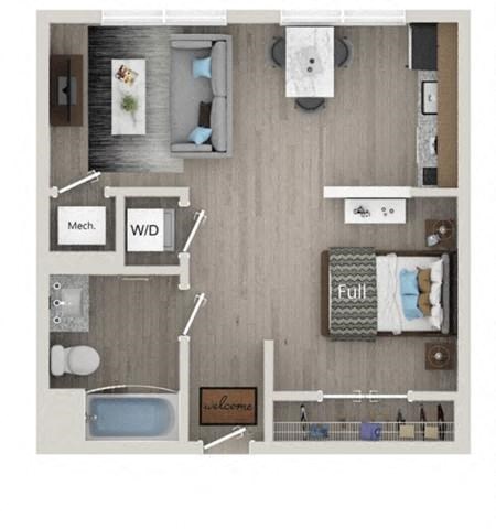 Dal Floor Plan at The Julian Orlando, Orlando, 32801
