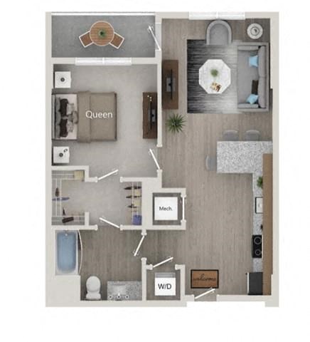 Matisse Floor Plan at The Julian Orlando, Orlando