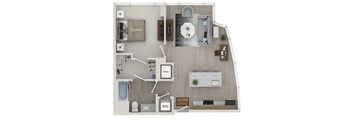 Mondrian Floor Plan at The Julian Orlando, Florida, 32801