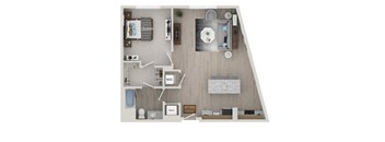 Monet Floor Plan at The Julian Orlando, Orlando, FL