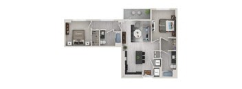 Rembrandt Floor Plan at The Julian Orlando, Orlando, Florida