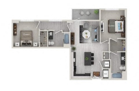 Rembrandt Floor Plan at The Julian Orlando, Orlando, Florida