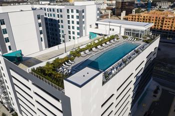 Rooftop Pool Area at The Julian Orlando, Florida, 32801