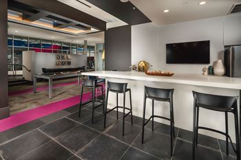 Clubroom Games and  50' LED Entertainment Screen