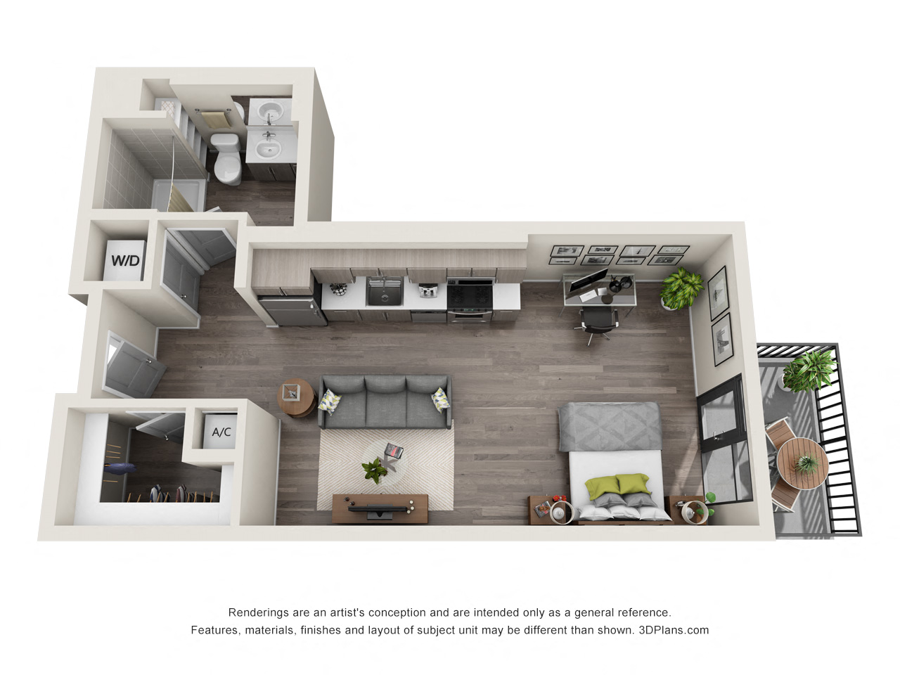 topaz s3 studio floor plan drawing