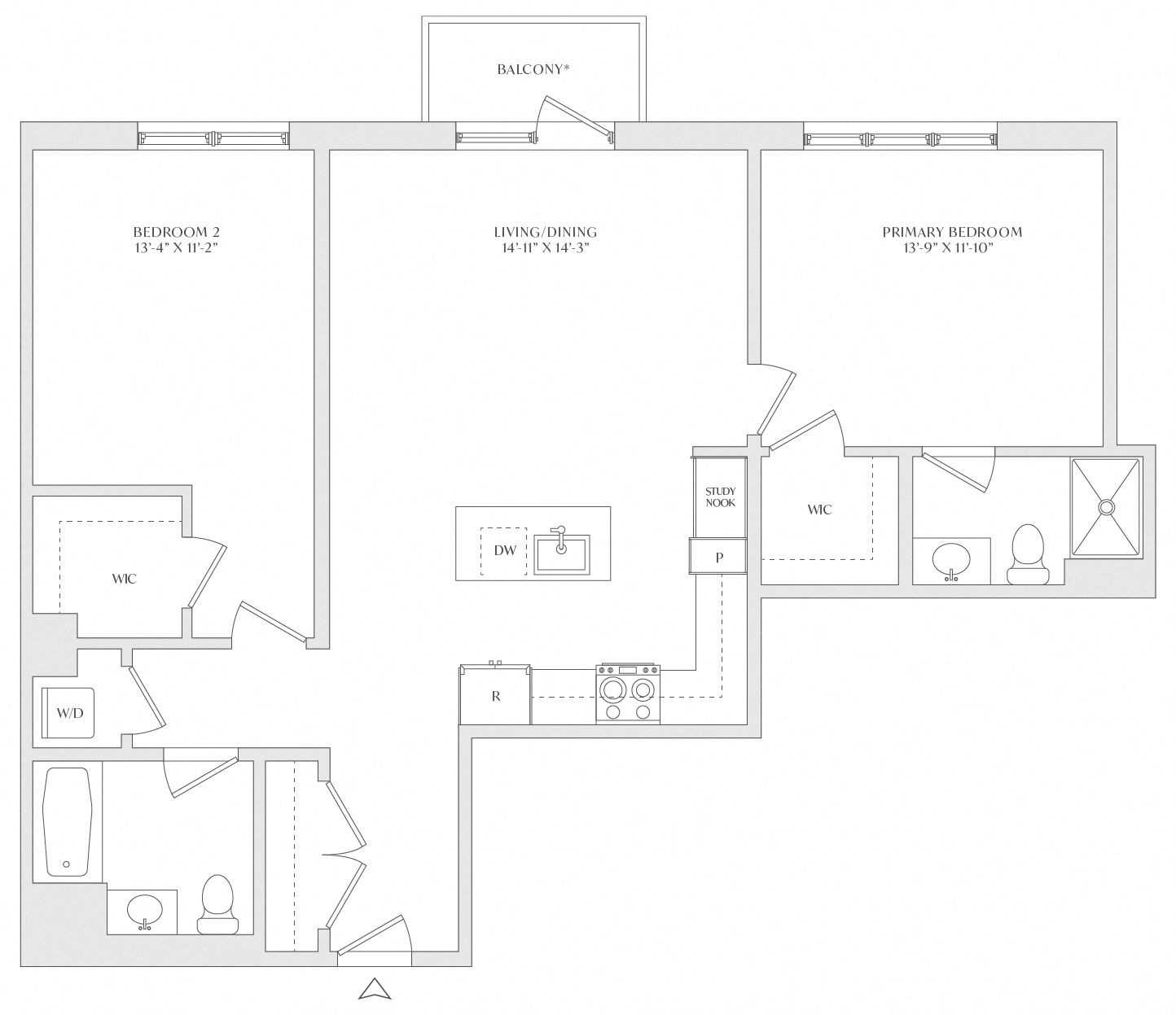 2 Bed/2 Bath-B4