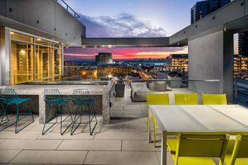 Rooftop Sky deck with seating