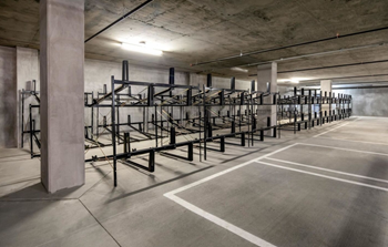 Pedal Bike Storage in garage