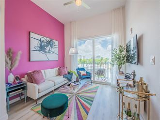 Modern Living Room at Altis Little Havana, Miami, 33135
