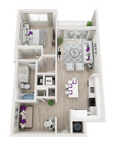 Harmony Floor Plan at Altis Little Havana, Miami