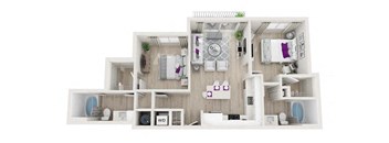 Mystic Floor Plan at Altis Little Havana, Miami, 33135