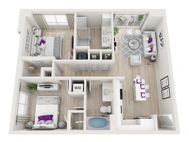 Serendipity Floor Plan at Altis Little Havana, Miami