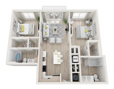 Splendor Floor Plan at Altis Little Havana, Miami, FL