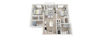 Surreal Floor Plan at Altis Little Havana, Miami, 33135