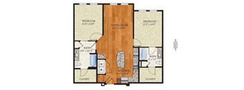 B2 Concord 2 Floor Plan at The Ivy Residences at Health Village, Orlando, 32804