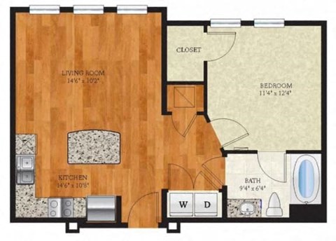 S1 Winyah Floor Plan at The Ivy Residences at Health Village, Florida, 32804