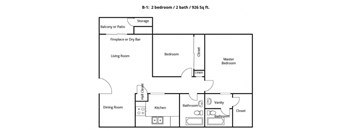 2 Bedrooms, 2 Bathrooms