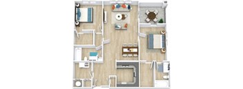 The Osprey Floor Plan at Saltmeadow Bay, Virginia Beach, Virginia