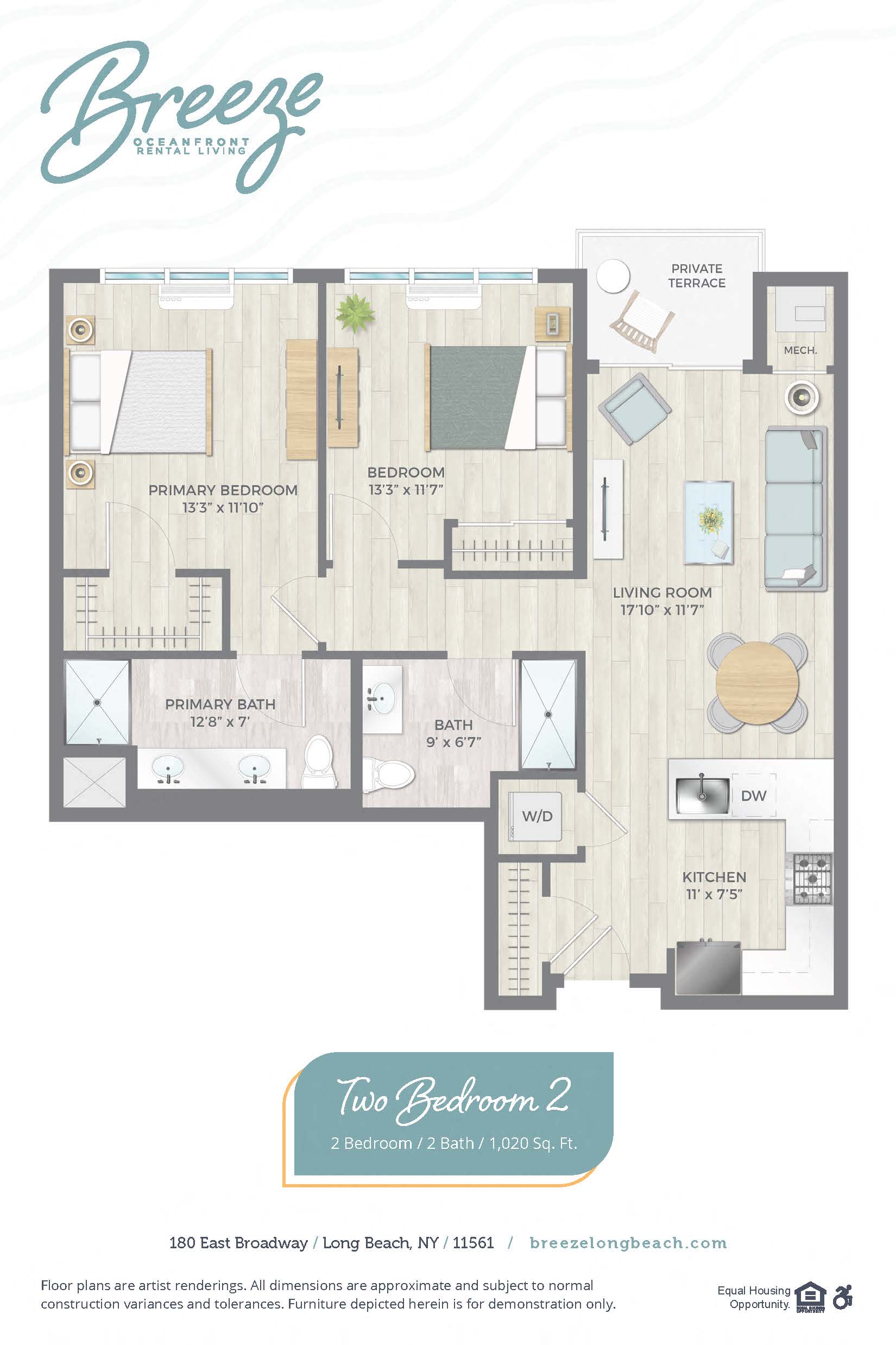 B2- Two Bedroom