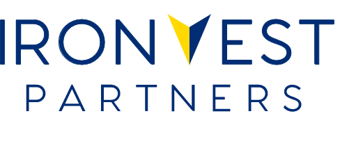 the logo for frontless partners is shown in blue and yellow