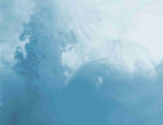an abstract photo of blue water with white particles