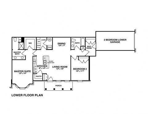 a floor plan of a house with a lower floor plan
