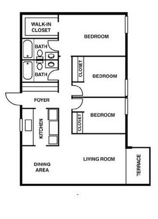 Oak Floor Plan 3