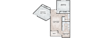 2 Bedroom 1 Bathroom