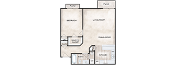 1 Bedroom 1 Bathroom