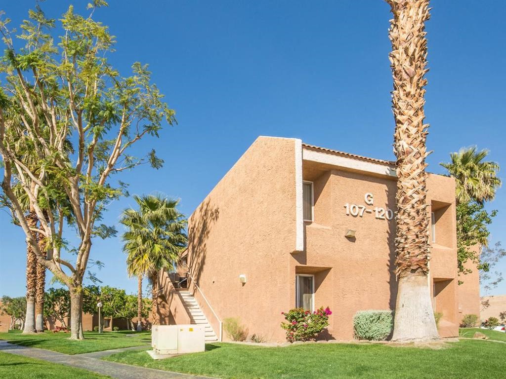 the building in which the apartments are located