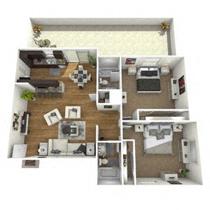 2 Bedroom 2 Bathroom