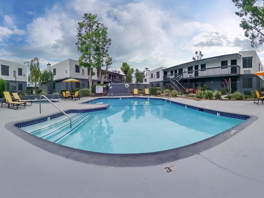 our apartments have a large pool for residents to enjoy