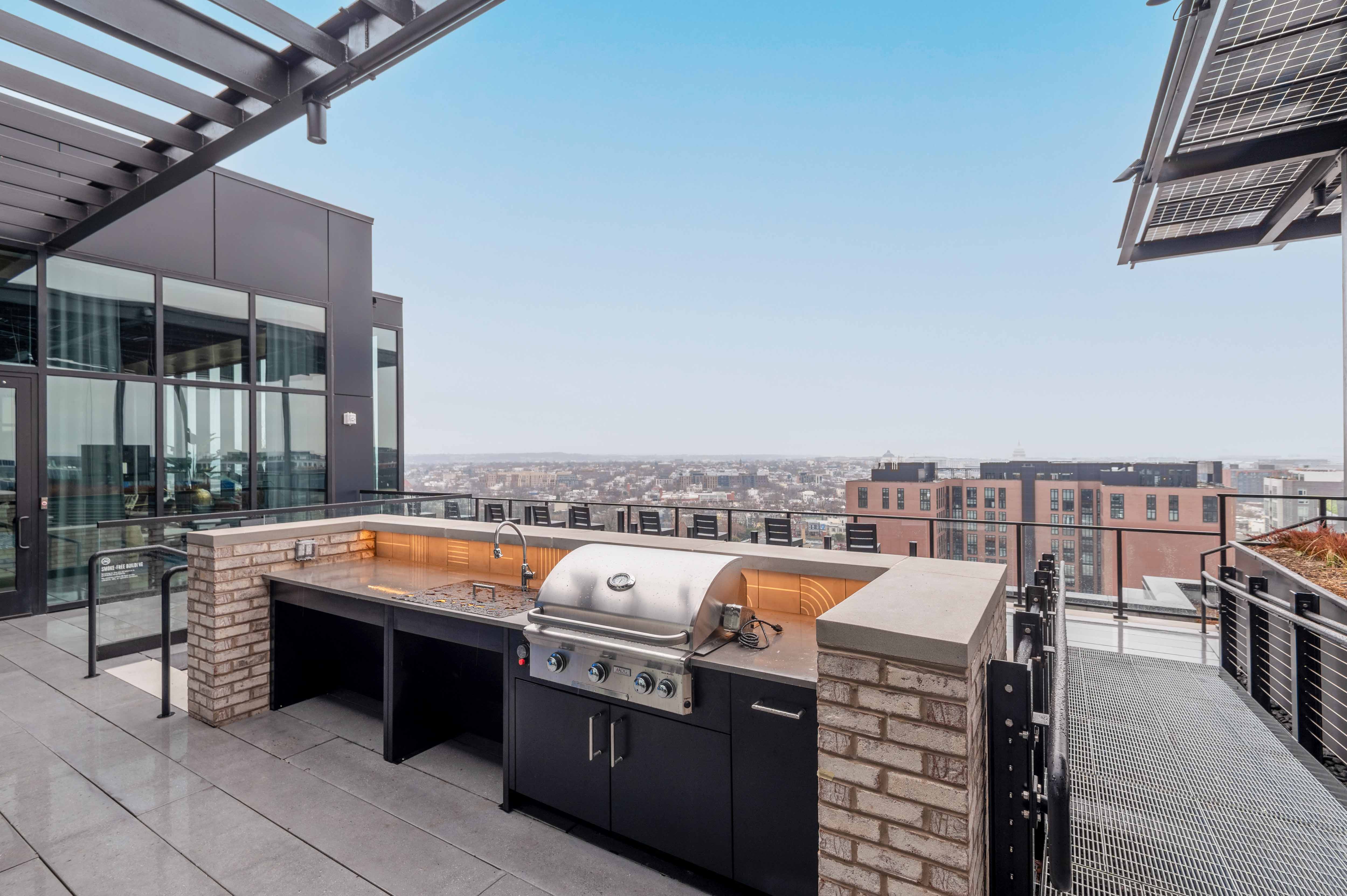 Exterior Rooftop Kitchen Gables Union Market