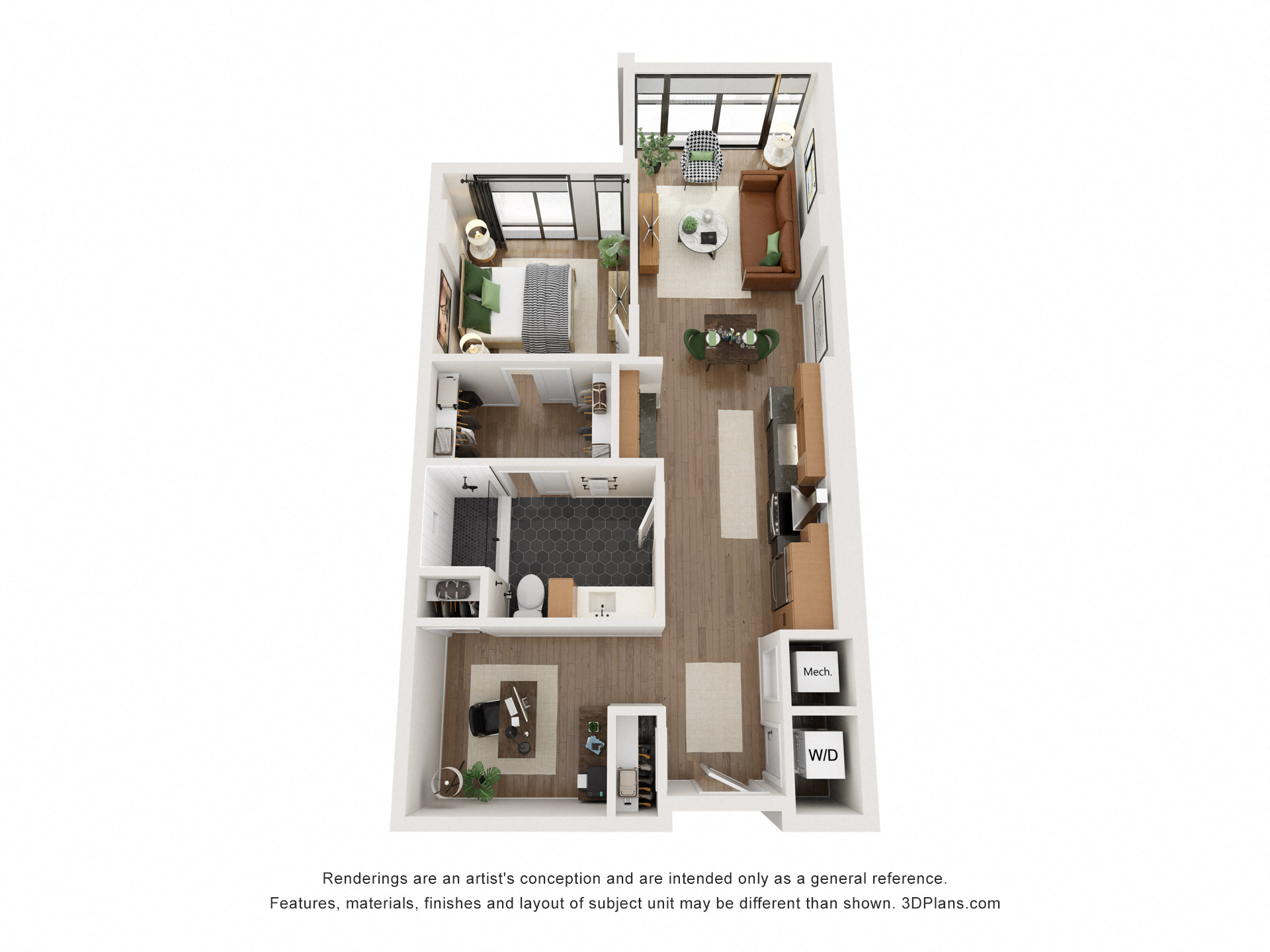 Gables Union Market A9 Floorplan