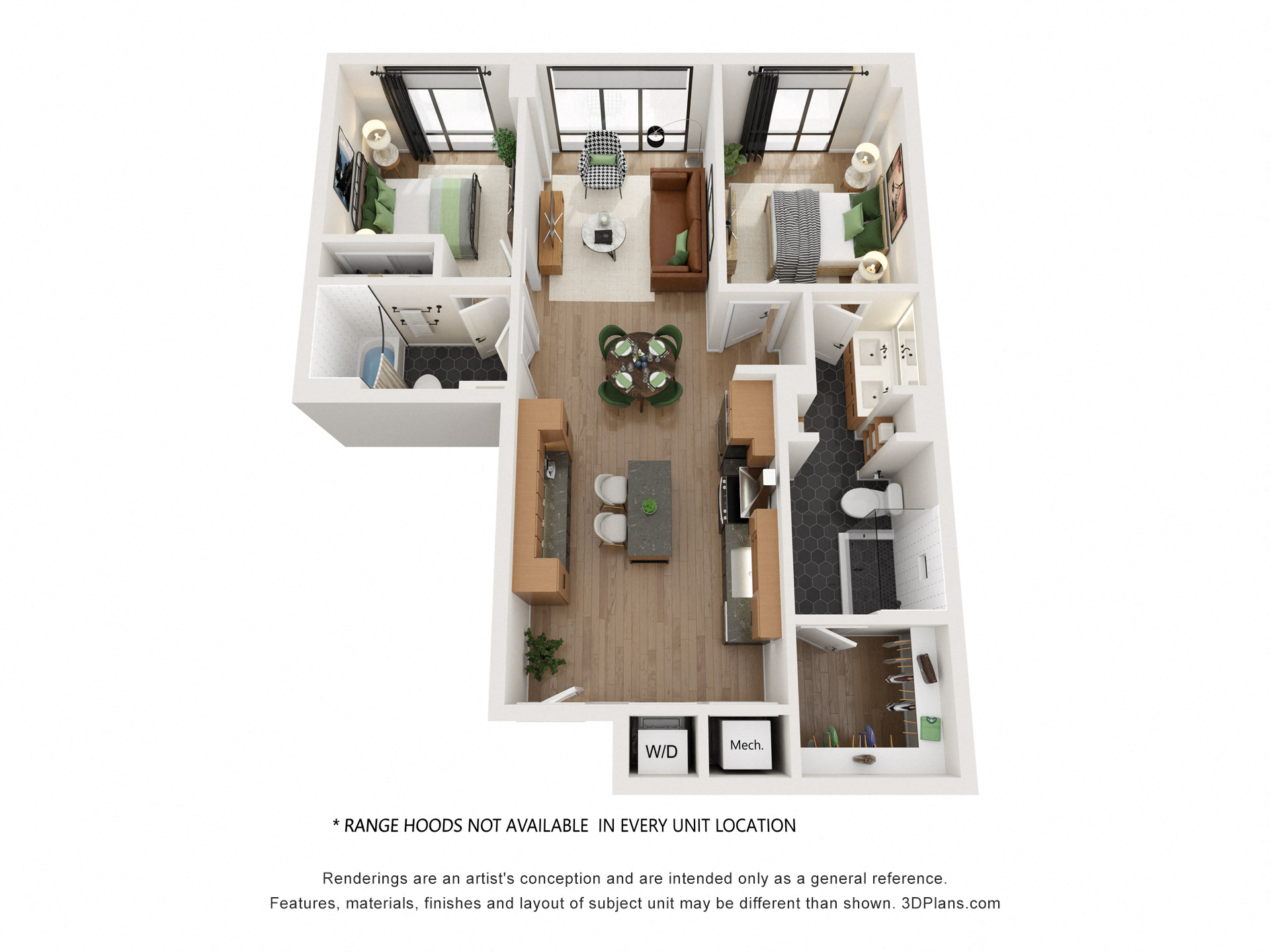Gables Union Market B1 Floorplan