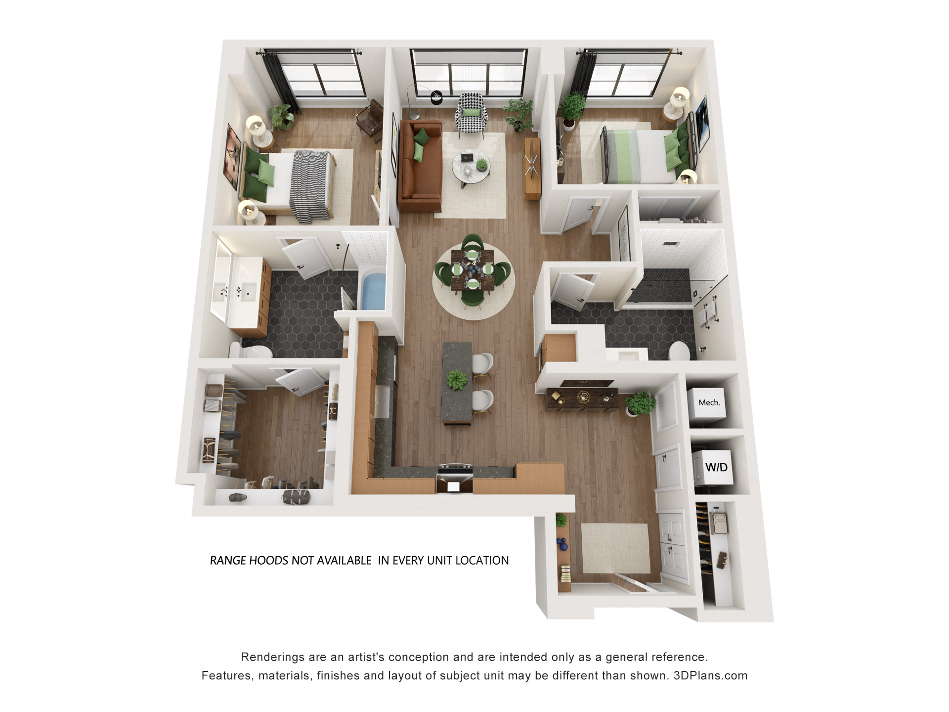 Gables Union Market B2 Floorplan